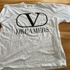 Valentino Dreamers Short Sleeve Tee with Black Logo
